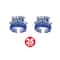 Beistle Silver & Blue New Year Ice Party Favor Kit for 50